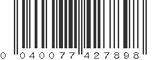 UPC 040077427898