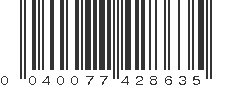 UPC 040077428635