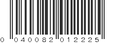 UPC 040082012225