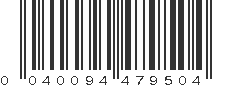 UPC 040094479504