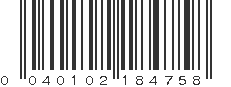 UPC 040102184758