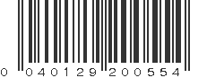 UPC 040129200554