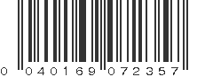 UPC 040169072357