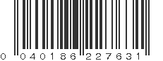 UPC 040186227631