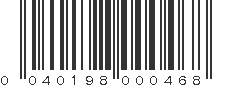 UPC 040198000468