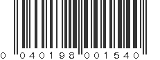 UPC 040198001540