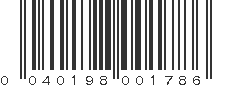 UPC 040198001786