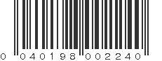 UPC 040198002240