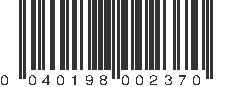 UPC 040198002370