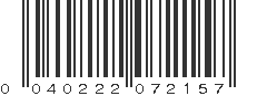 UPC 040222072157