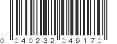 UPC 040232049170