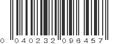 UPC 040232096457