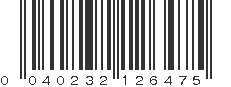 UPC 040232126475