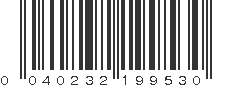 UPC 040232199530