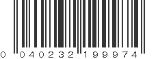 UPC 040232199974