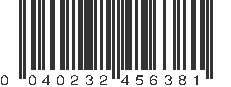 UPC 040232456381