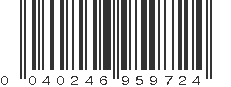 UPC 040246959724