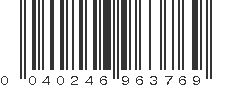 UPC 040246963769