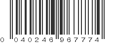 UPC 040246967774