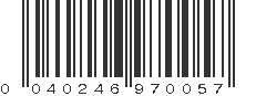 UPC 040246970057