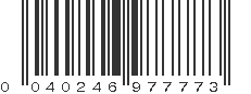 UPC 040246977773