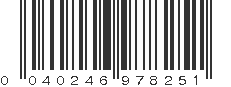 UPC 040246978251