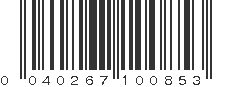 UPC 040267100853