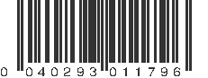 UPC 040293011796