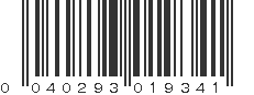 UPC 040293019341