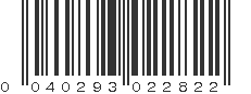 UPC 040293022822