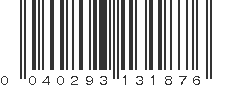 UPC 040293131876