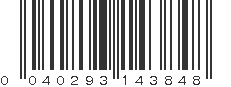 UPC 040293143848