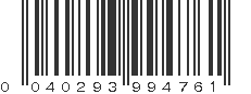 UPC 040293994761