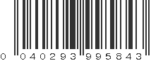 UPC 040293995843