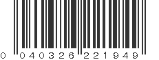 UPC 040326221949