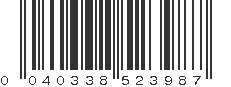 UPC 040338523987