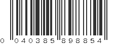 UPC 040385898854