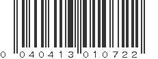 UPC 040413010722