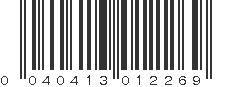 UPC 040413012269