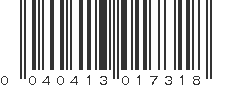 UPC 040413017318