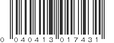 UPC 040413017431