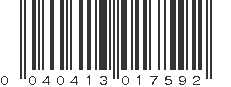 UPC 040413017592