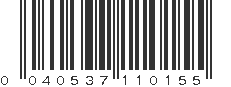 UPC 040537110155