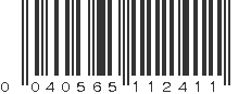 UPC 040565112411