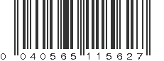 UPC 040565115627