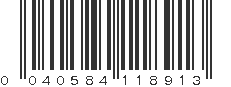 UPC 040584118913