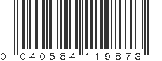 UPC 040584119873