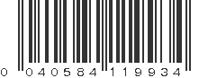 UPC 040584119934