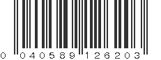 UPC 040589126203