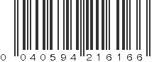 UPC 040594216166